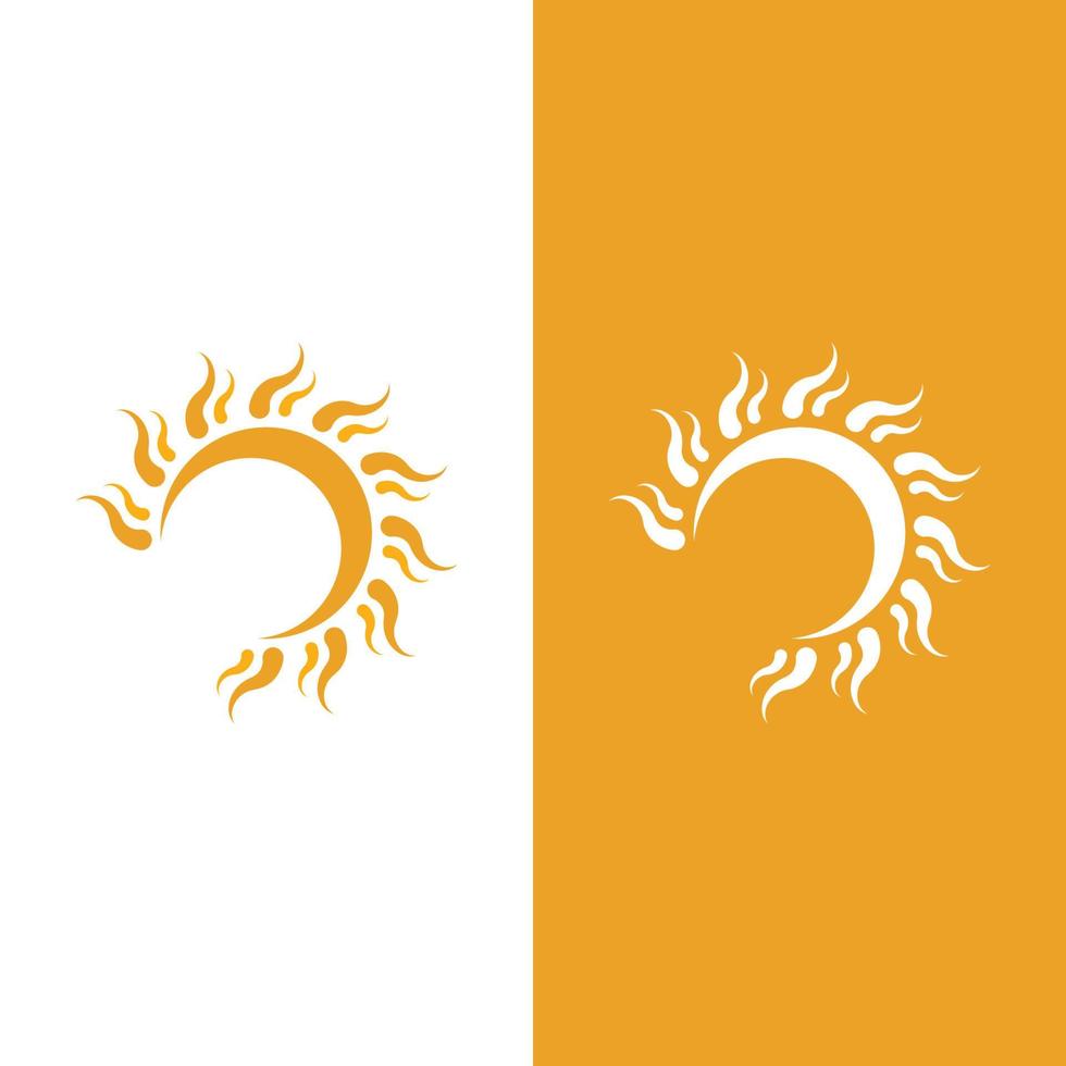 Sun Vector illustration Icon Logo