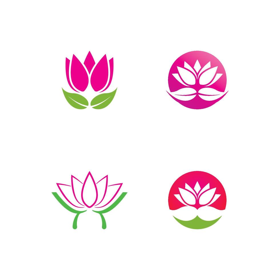 Beauty Vector lotus flowers