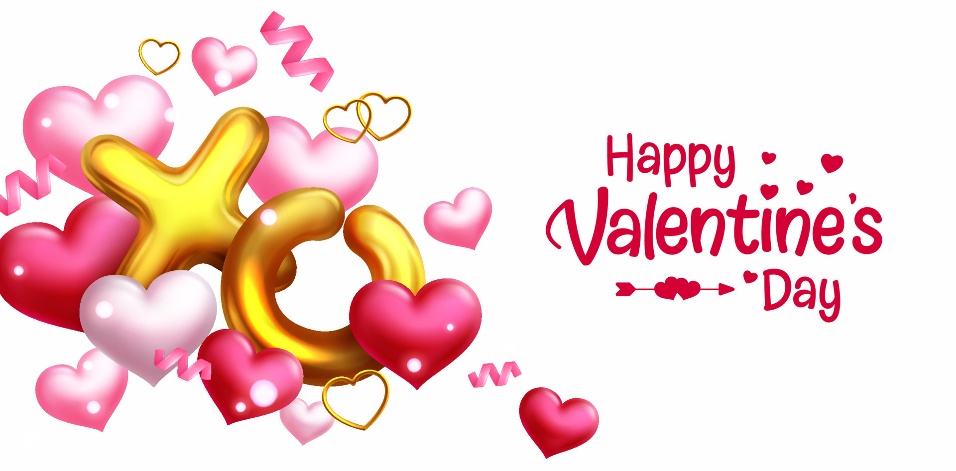 Happy valentines vector background design. Happy valentine's day ...