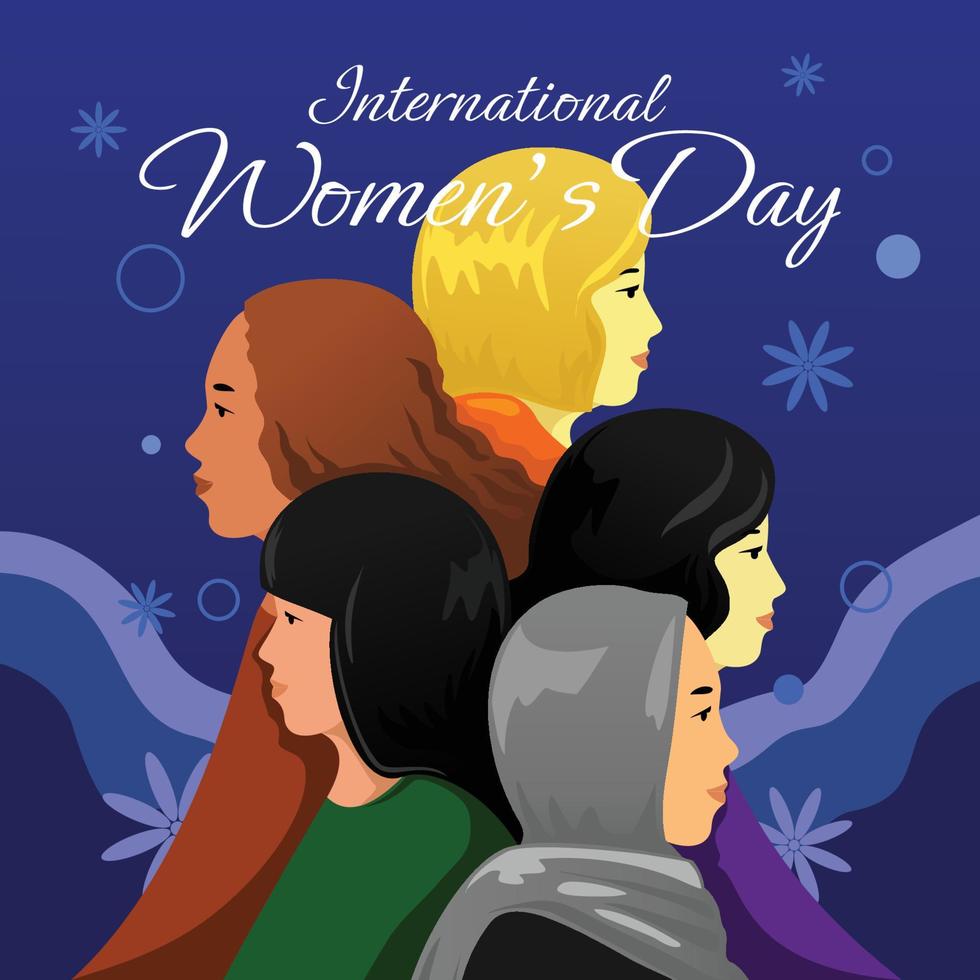 International Women's Day Concept vector