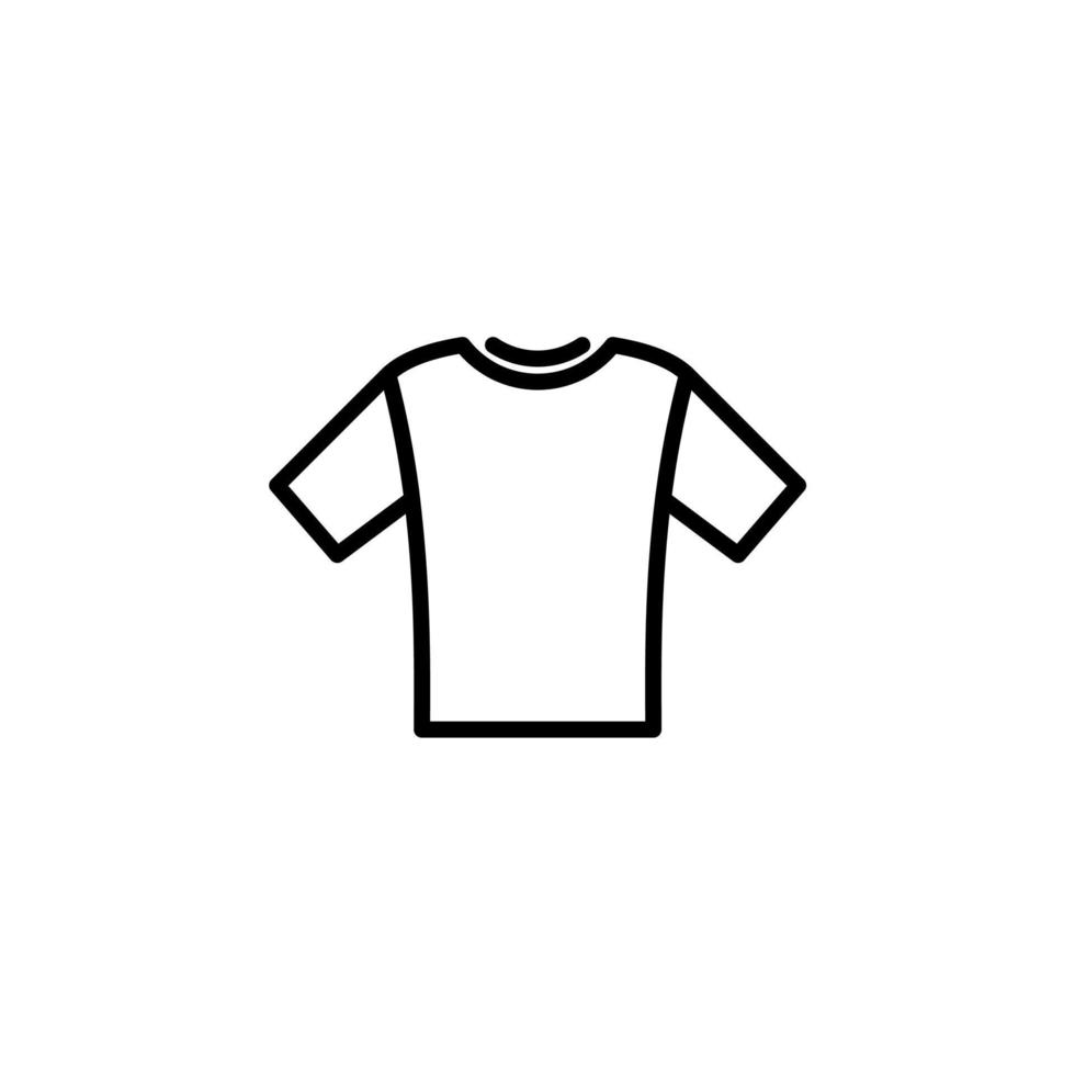 camisa, moda, polo, icono de línea de ropa, vector, ilustración, plantilla de logotipo. adecuado para muchos propósitos. vector