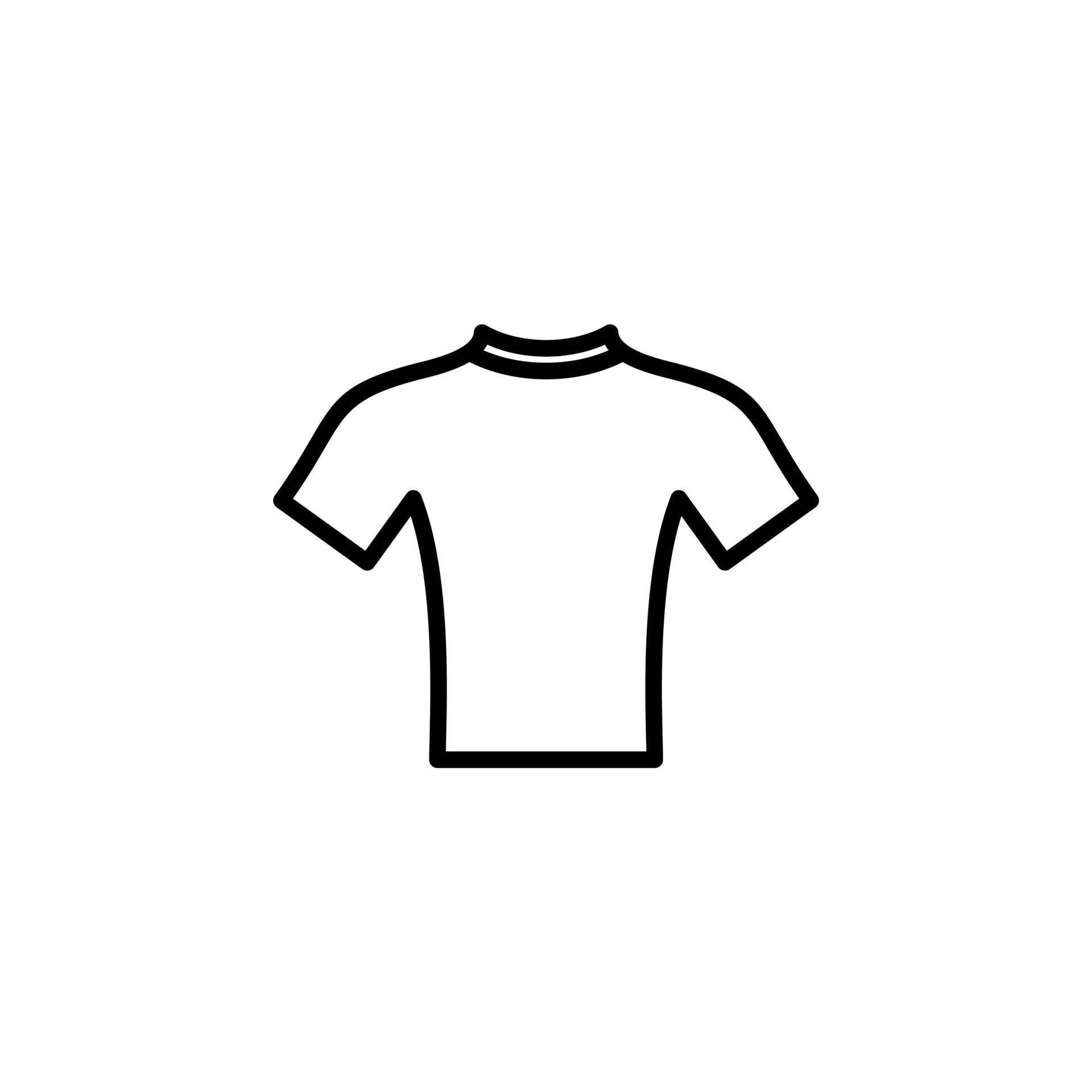 Shirt, Fashion, Polo, Clothes Line Icon, Vector, Illustration, Logo ...