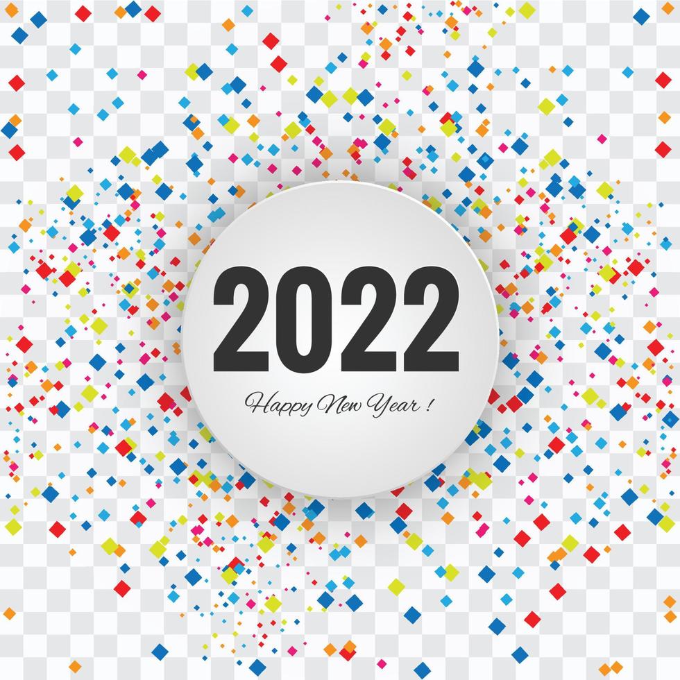 Abstract 2022 new year calendar template design vector