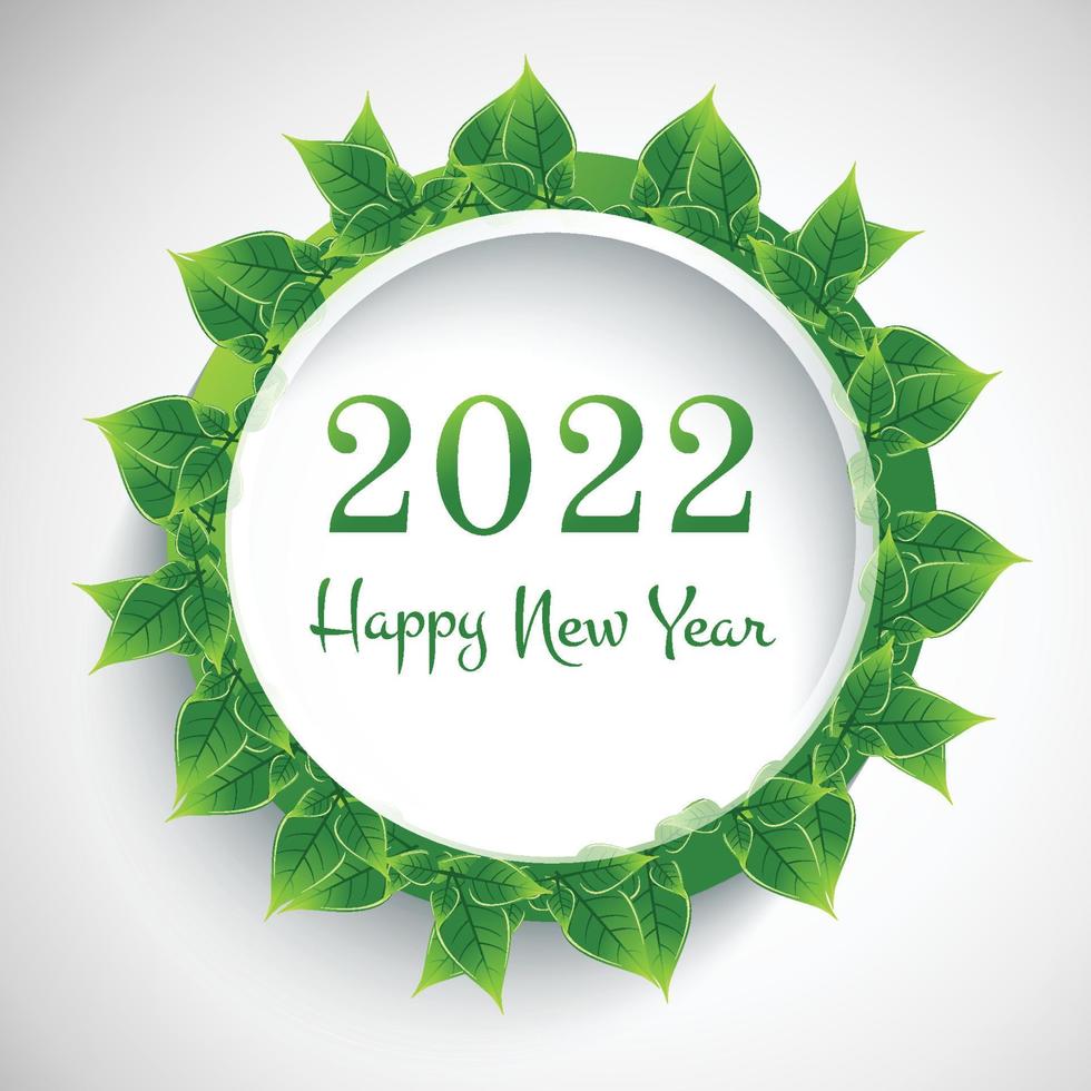 Abstract 2022 new year calendar template design vector