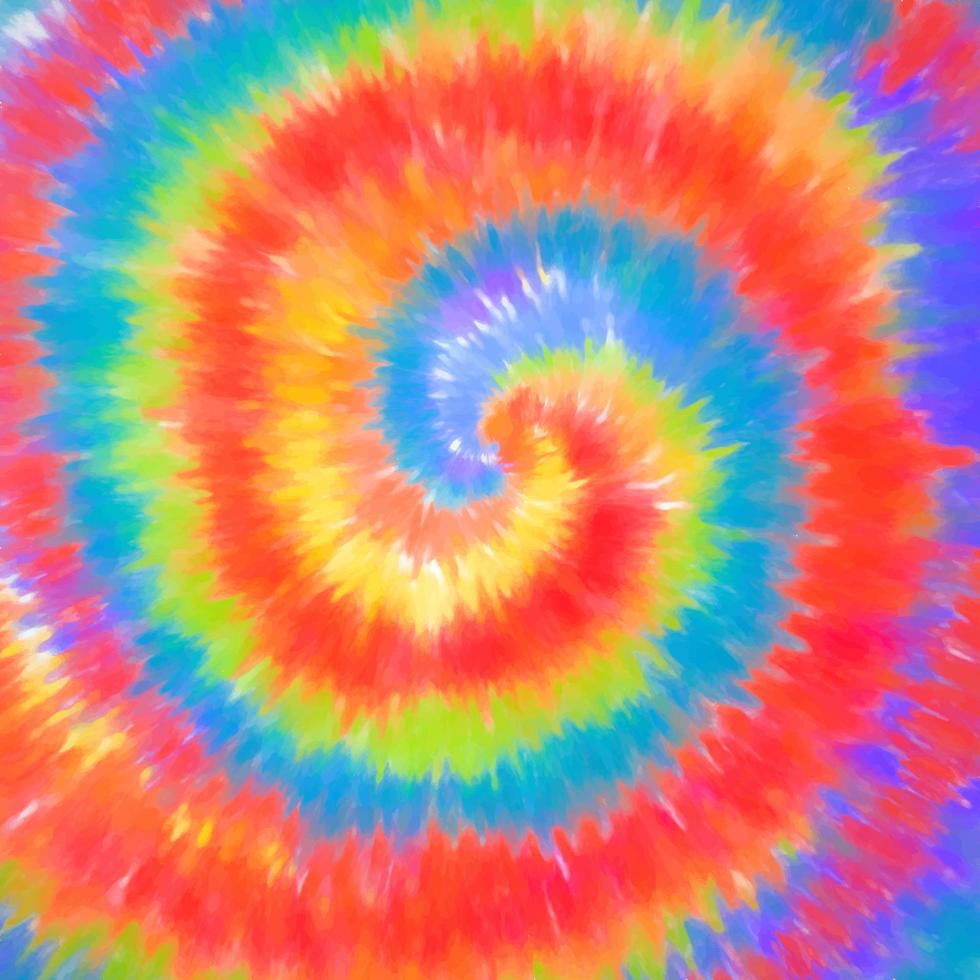 Hand painted tie dye background vector