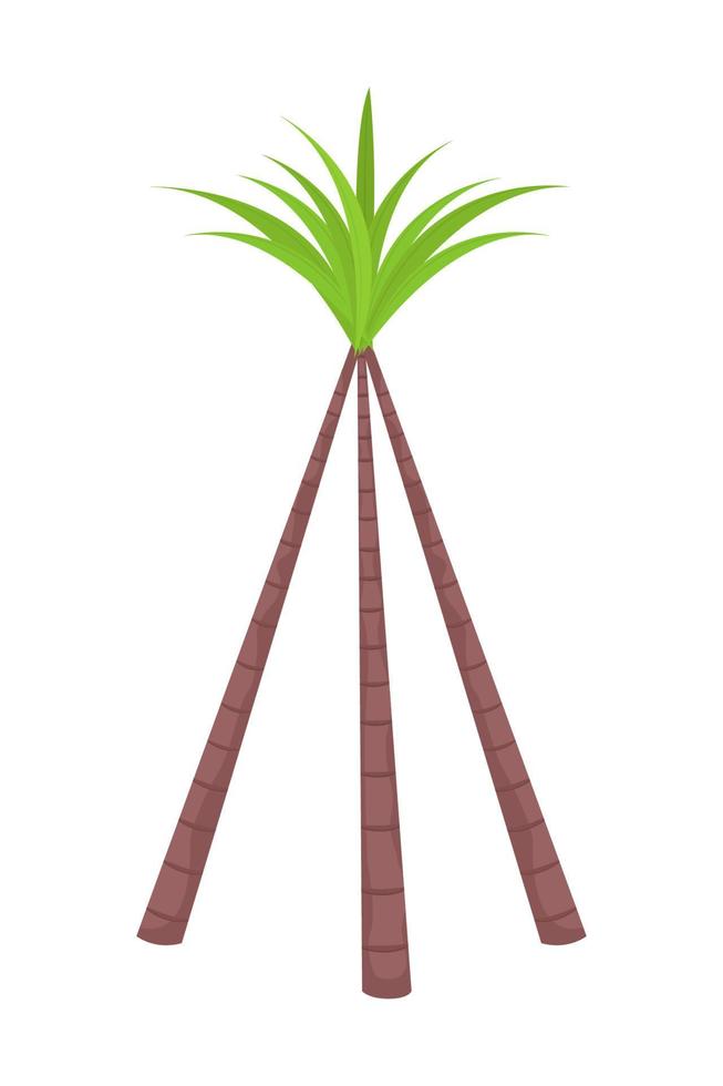 Decorative tropical installation semi flat color vector object