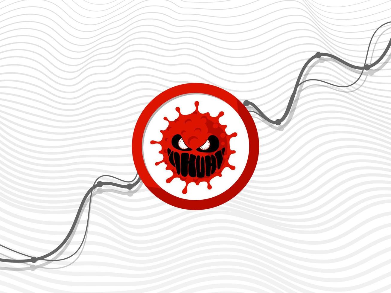 Gráfico de crecimiento de la infección de la nueva variante de coronavirus de la cepa omicron de covid-19 sobre fondo blanco. brote de virus corona mutado y epidemia de enfermedades de infecciones respiratorias. ilustración vectorial eps vector