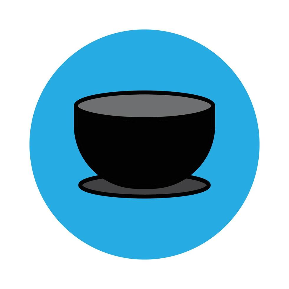 Bowl  icon. Design template vector