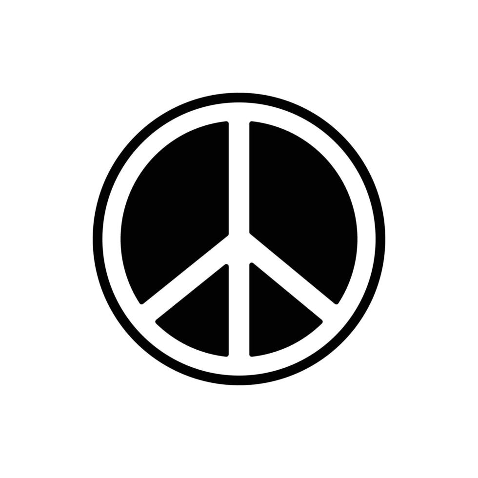 Peace icon. Design template vector