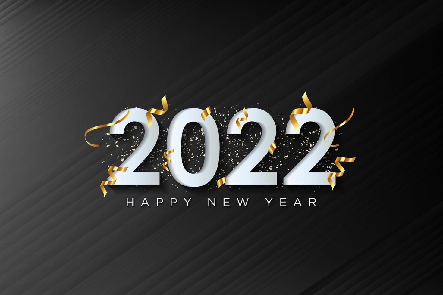 2022 happy new year greeting card with abstract background design for ...