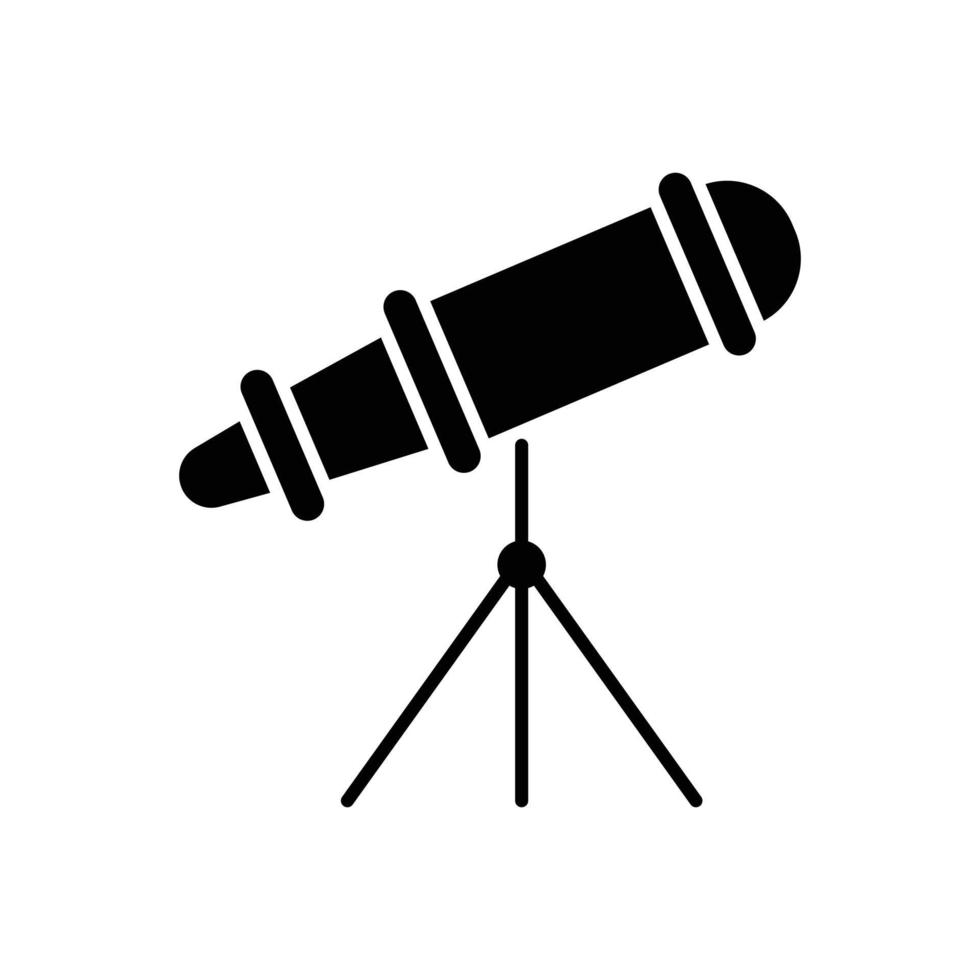 Telescope  icon. Design template vector