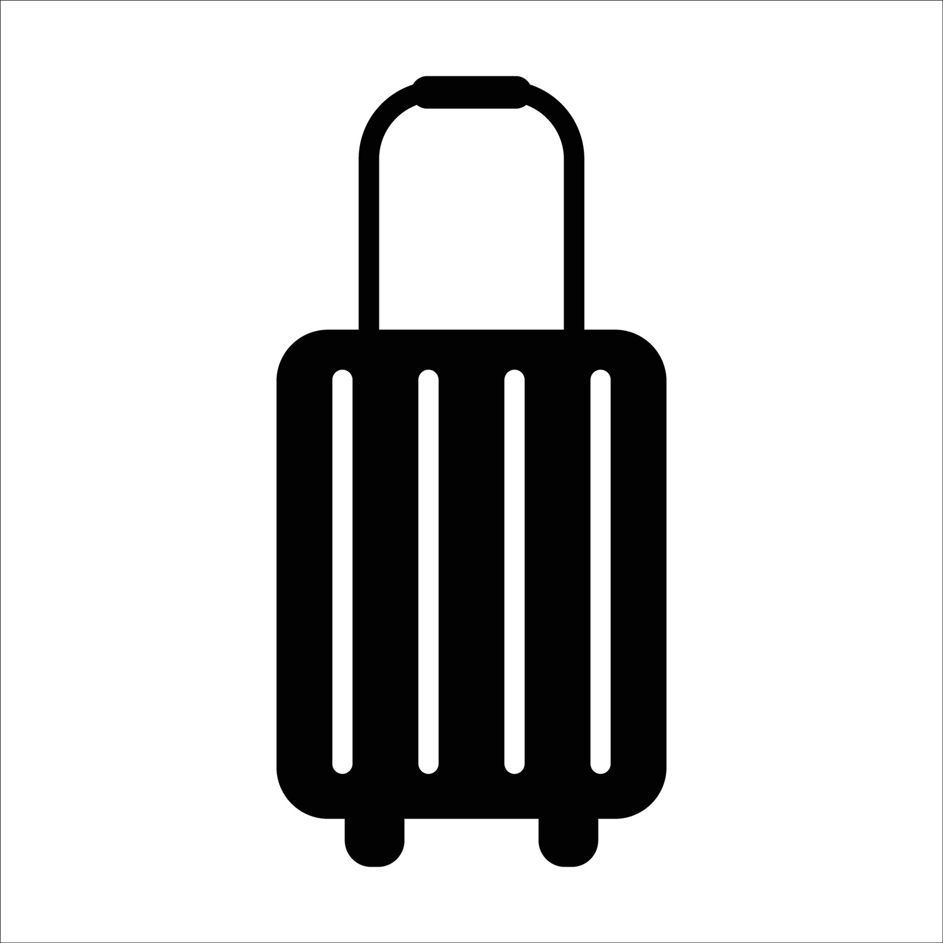 Travel bag icon. Design template vector 4855120 Vector Art at Vecteezy