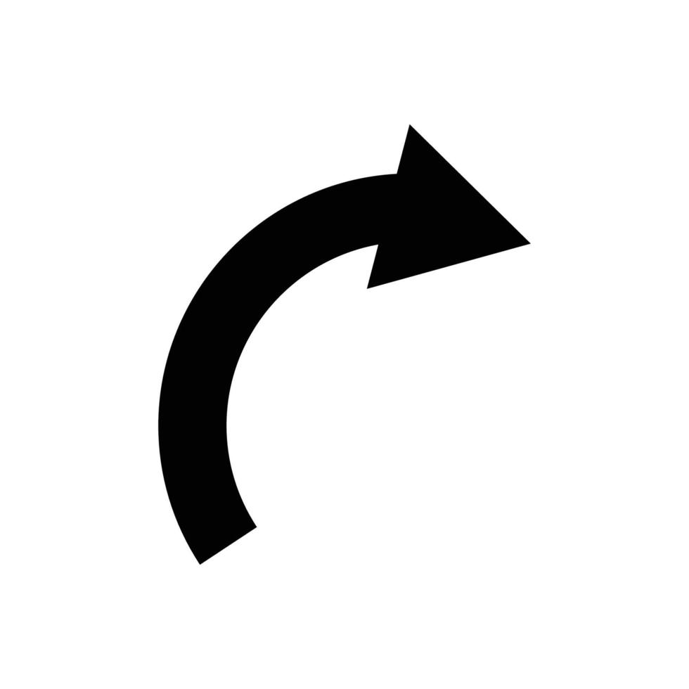 Arrow icon, continue, right arrow. Design template vector