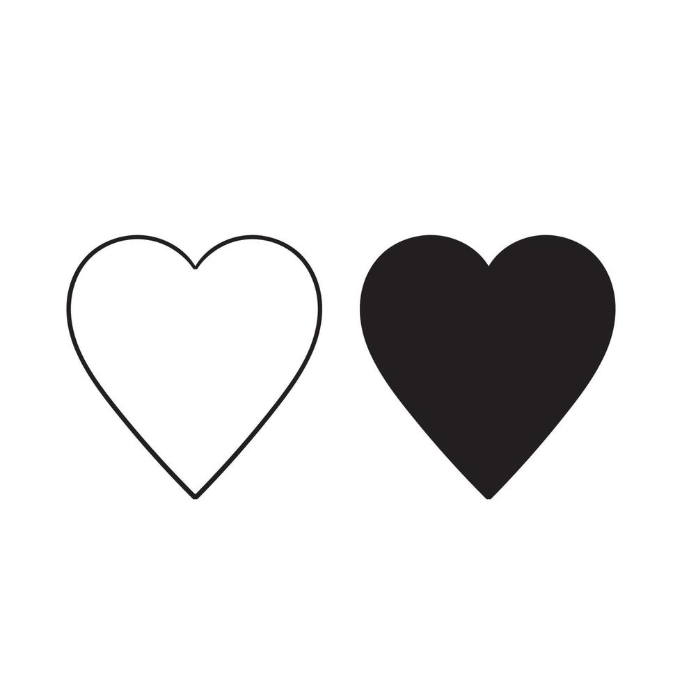 Vector image of a hand drawn doodle, linear heart icon. Isolated heart on a white background