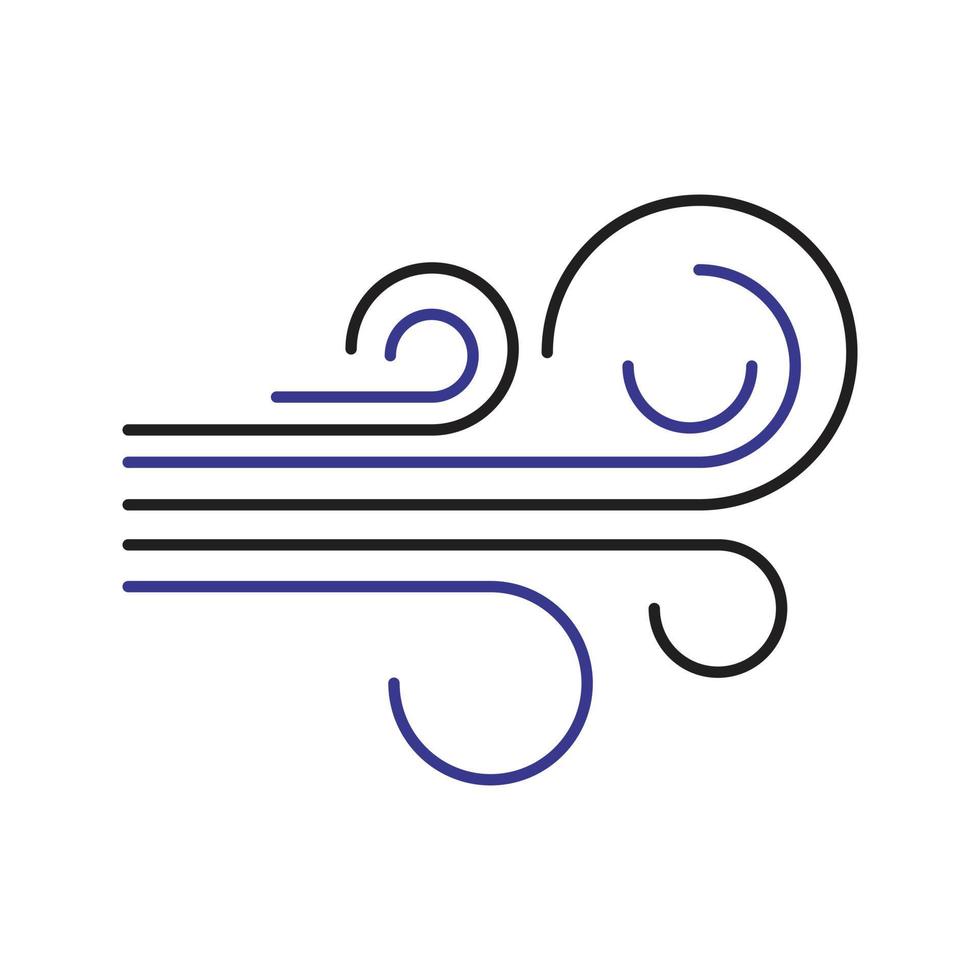 wind Vector illustration on a transparent background. Premium ...
