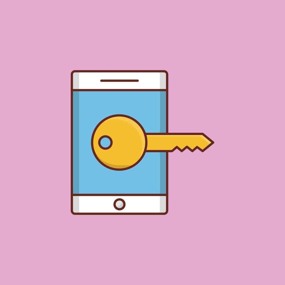 mobileVector illustration on a transparent background. Premium quality symbols. Vector Line Flat color  icon for concept and graphic design.