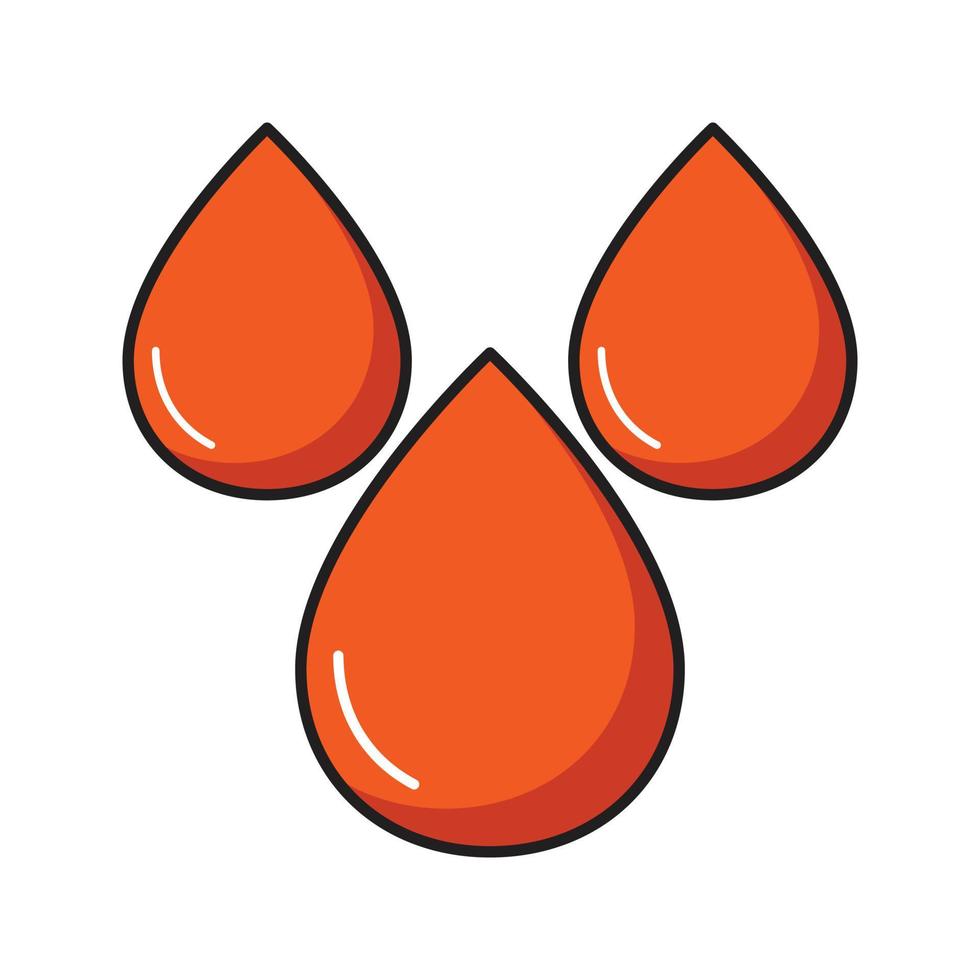 drops  Vector illustration on a transparent background. Premium quality symbols. Vector Line Flat color  icon for concept and graphic design.