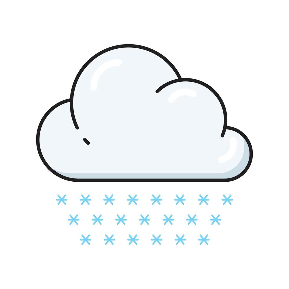 cloud Vector illustration on a transparent background. Premium quality symbols. Vector Line Flat color  icon for concept and graphic design.