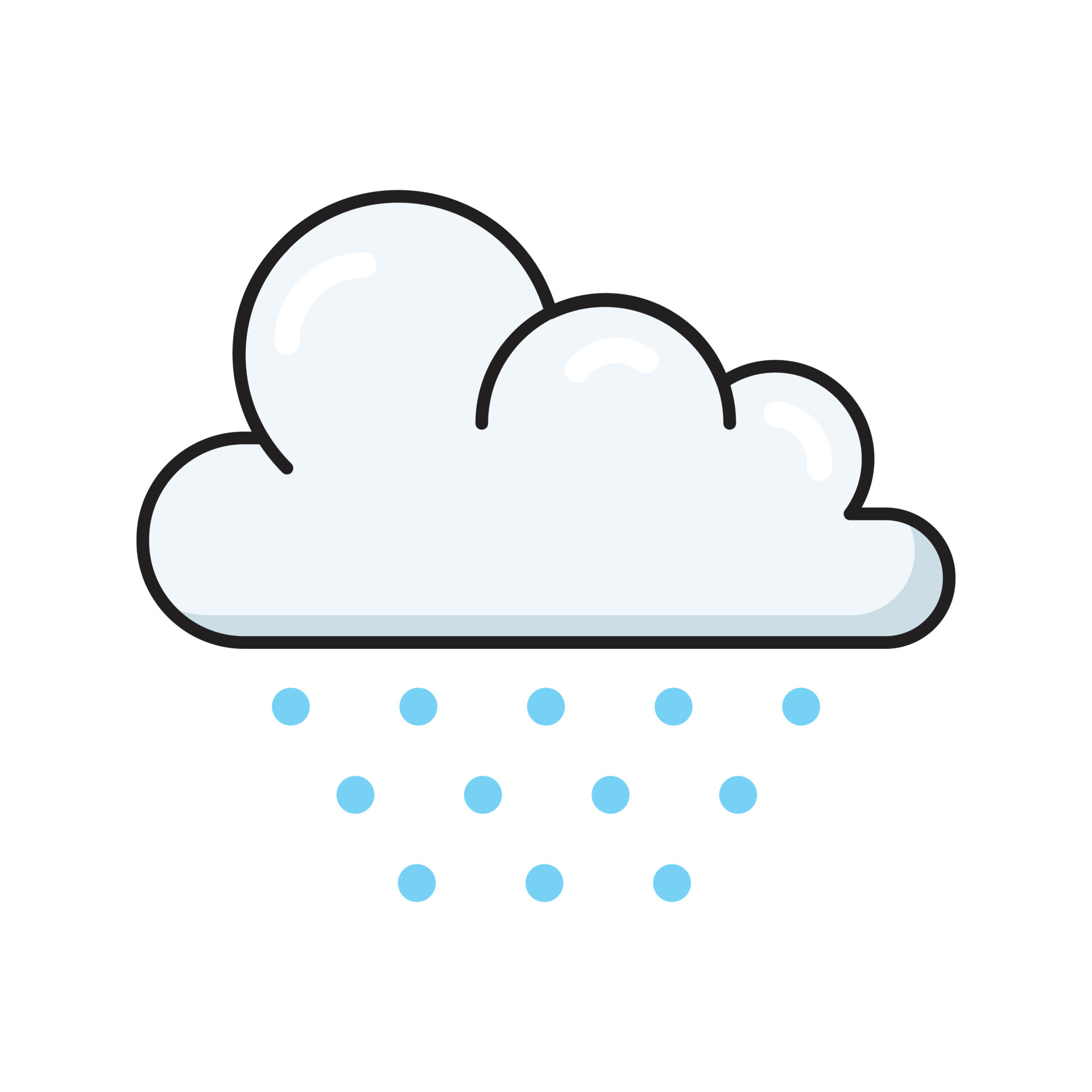 snow cloud clip art