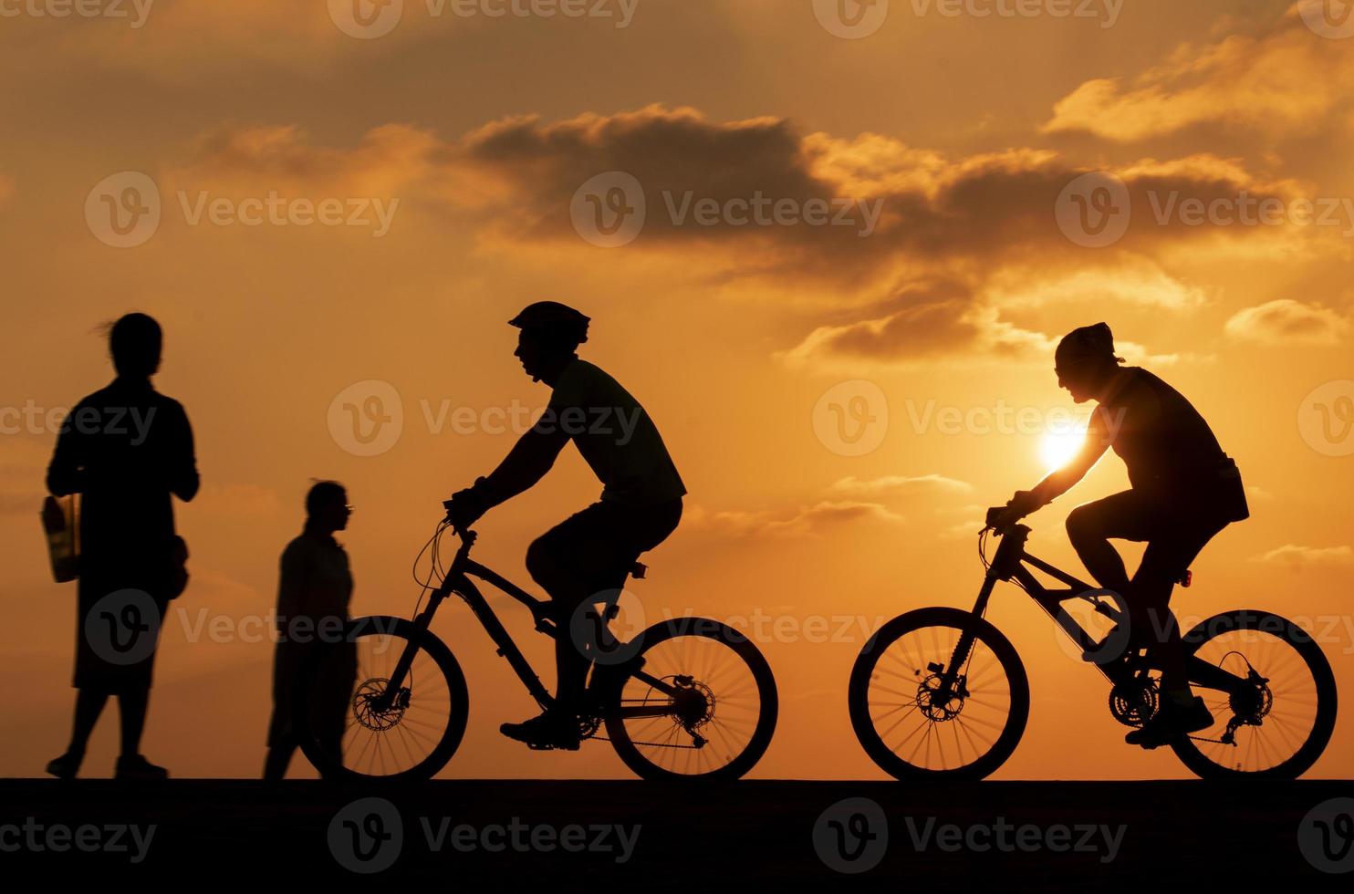 A story at sunset photo