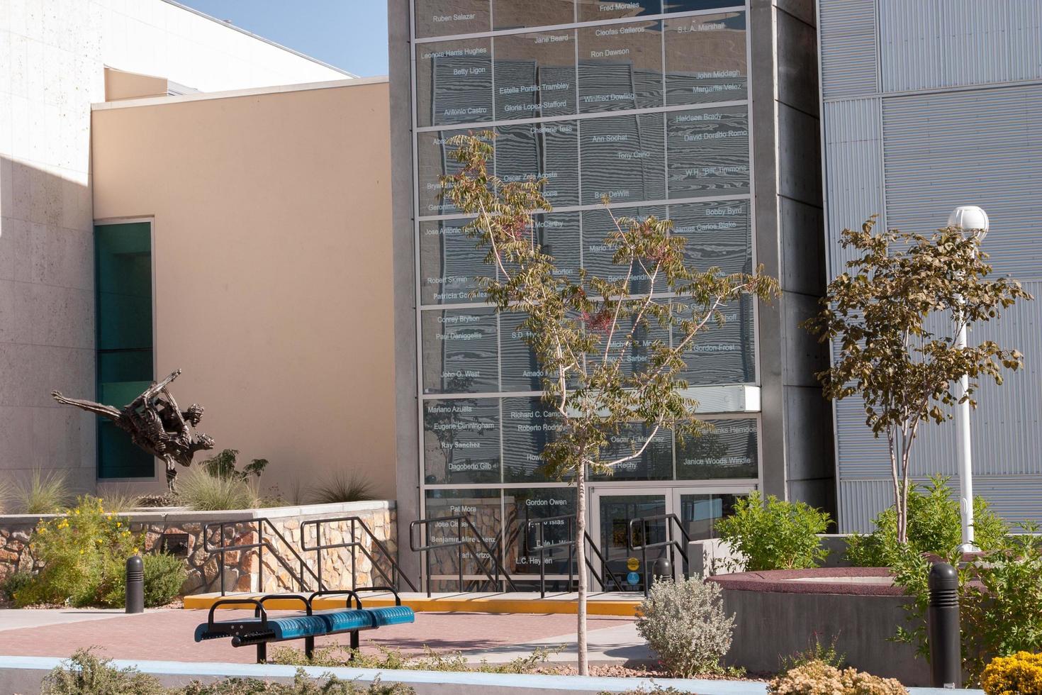 El Paso, Texas, November 1, 2007 Front Entrance to the Main Library Branch in Downtown El Paso. photo