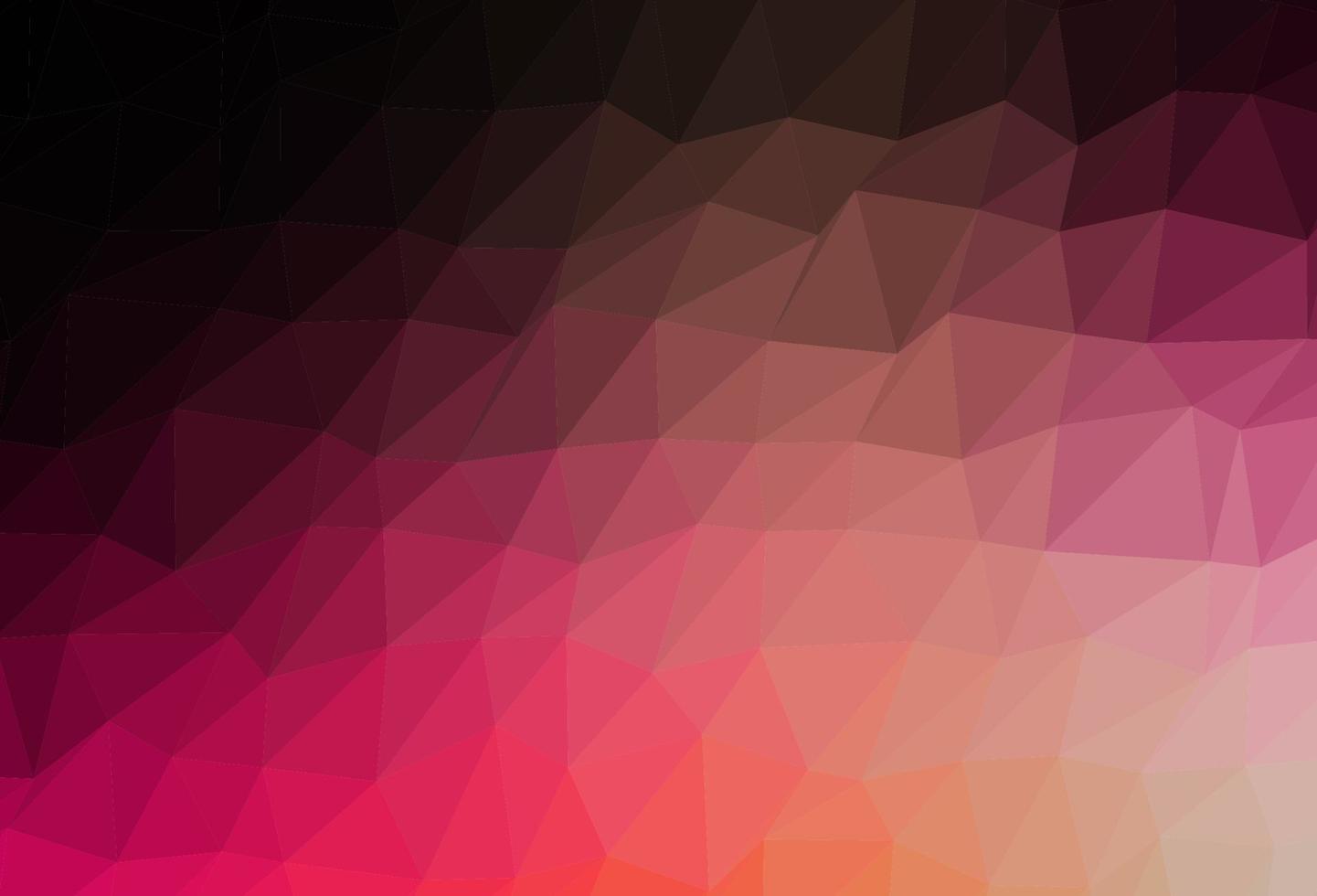 Dark Red, Yellow vector low poly texture.
