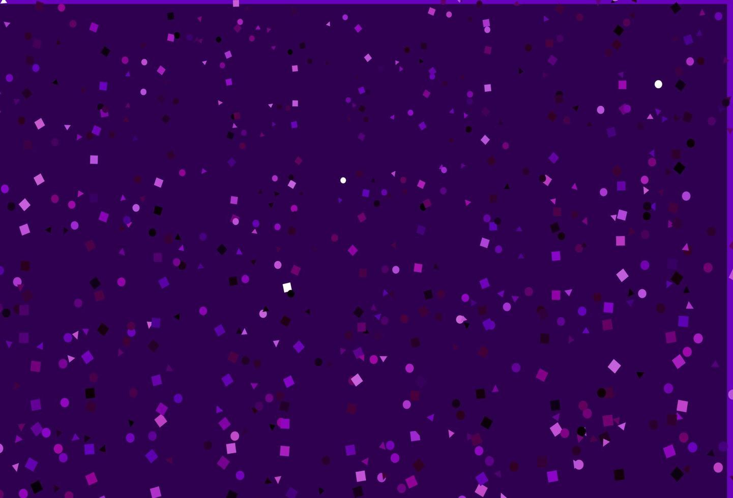 Light Purple vector pattern in polygonal style with circles.
