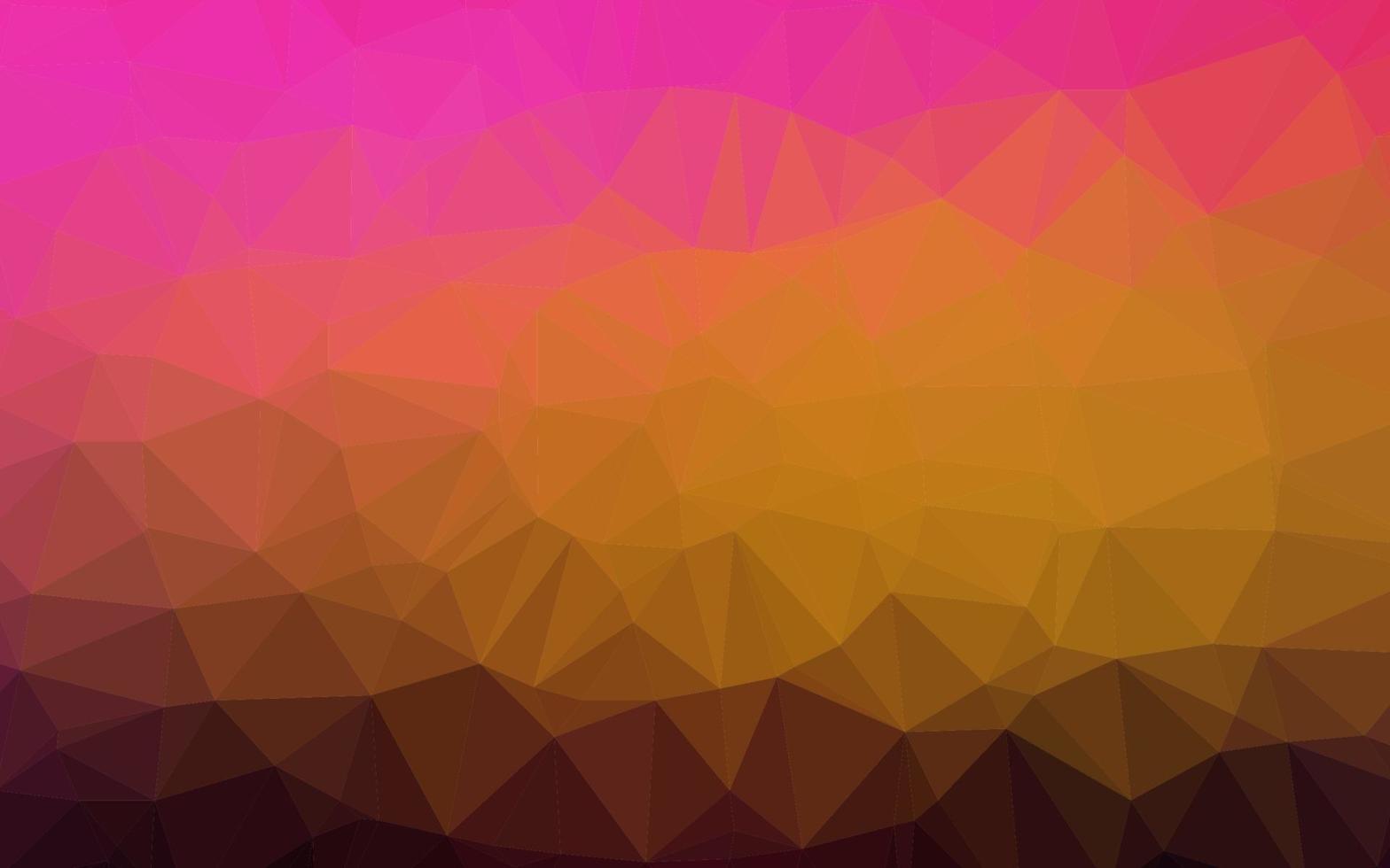 Dark Pink, Yellow vector abstract mosaic backdrop.