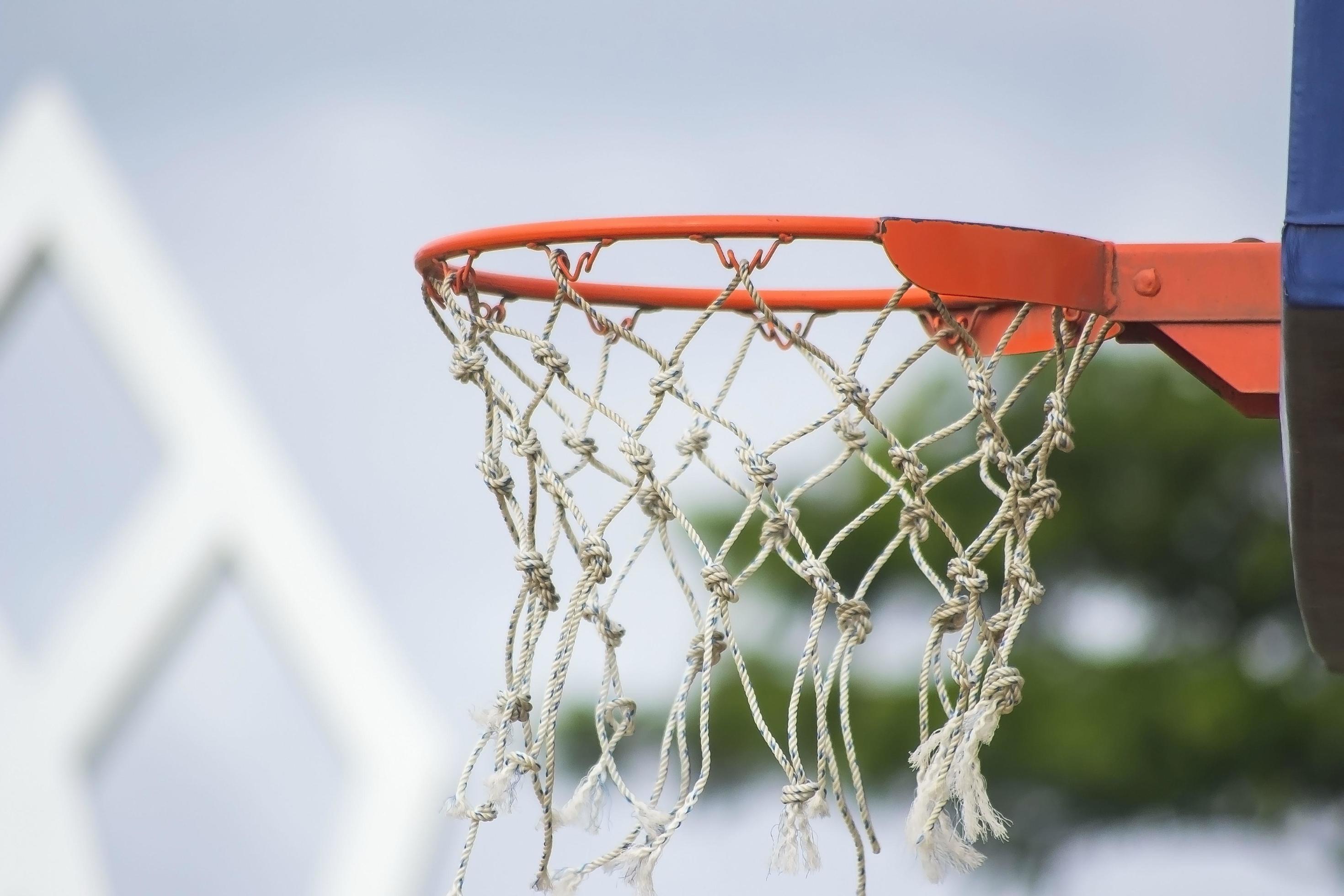 Basketball ring with net 4858977 Stock Photo at Vecteezy