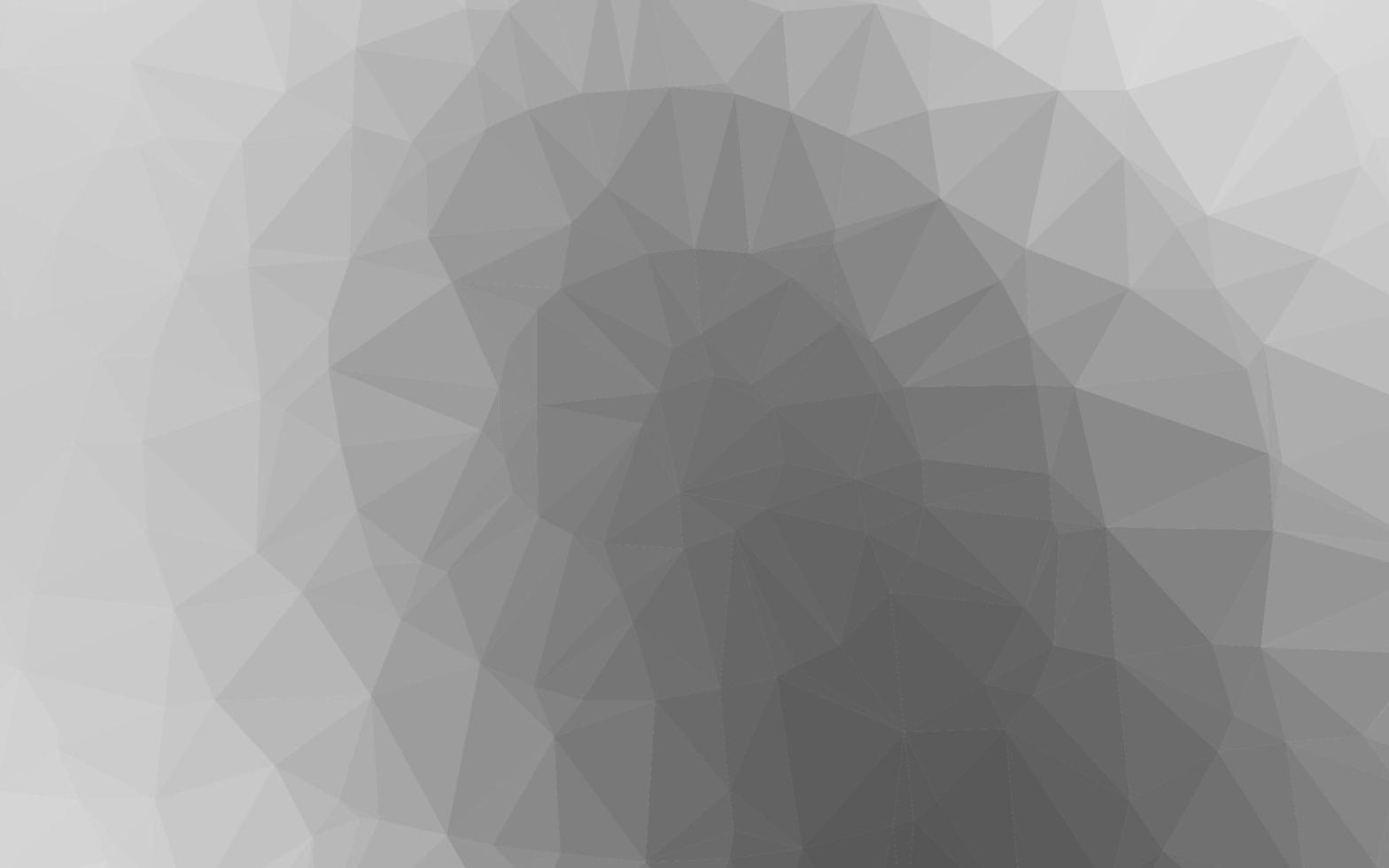 vector plateado claro, gris brillante plantilla triangular.