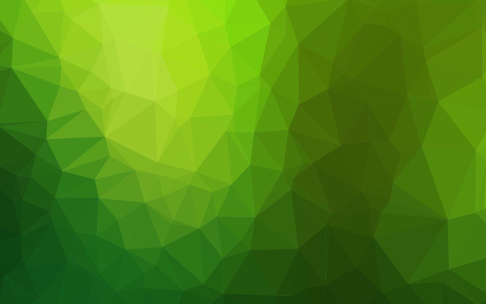 Light Green vector abstract mosaic backdrop.