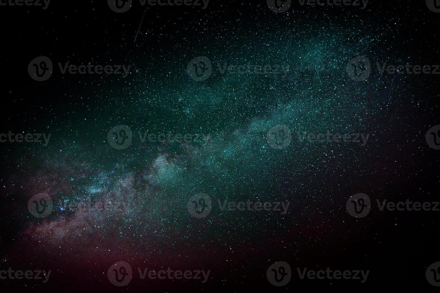 espacio azul oscuro y rosa cielo galaxia y estrellas hermoso universo. Fondo espacial con galaxia en negro. foto