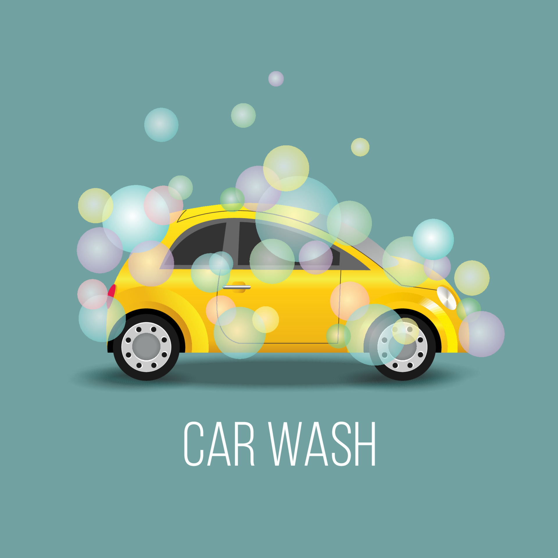 Yellow car wash best sale