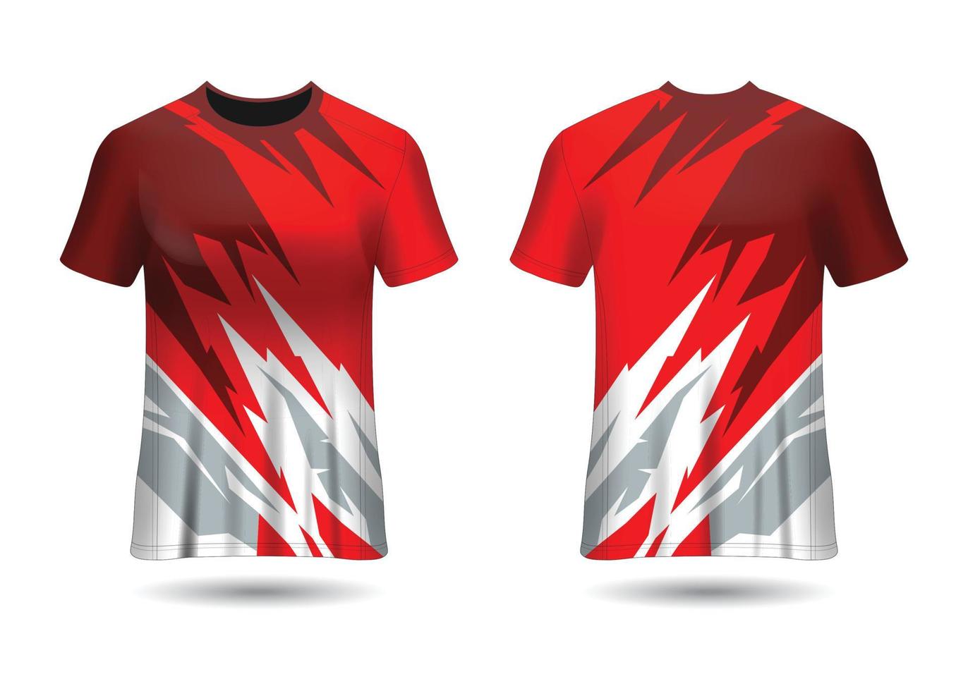 plantilla de vector de diseño de camiseta de carreras deportivas
