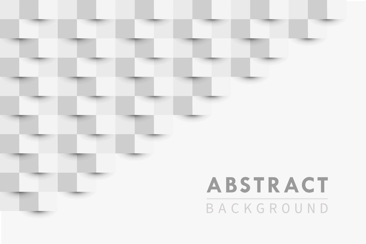 Abstract 3d white paper fold vector background