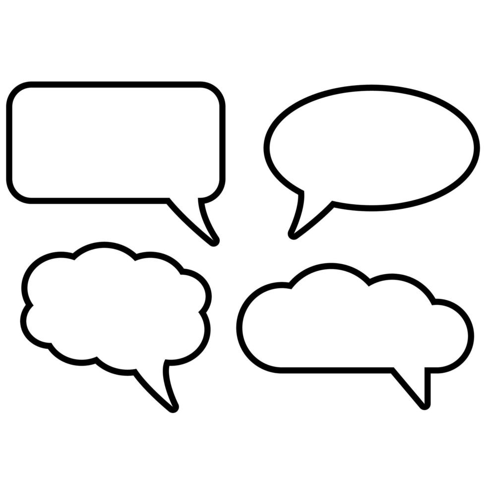 Dialog Chat Collection vector