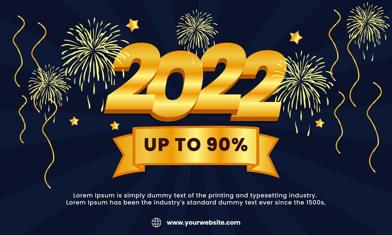 2022 Sales Promotion Background vector