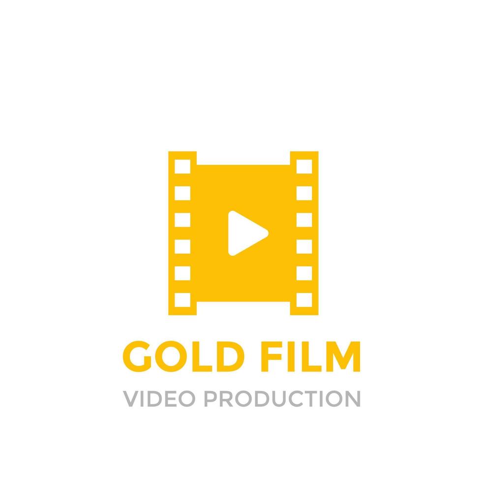 logo de vector de producción de video