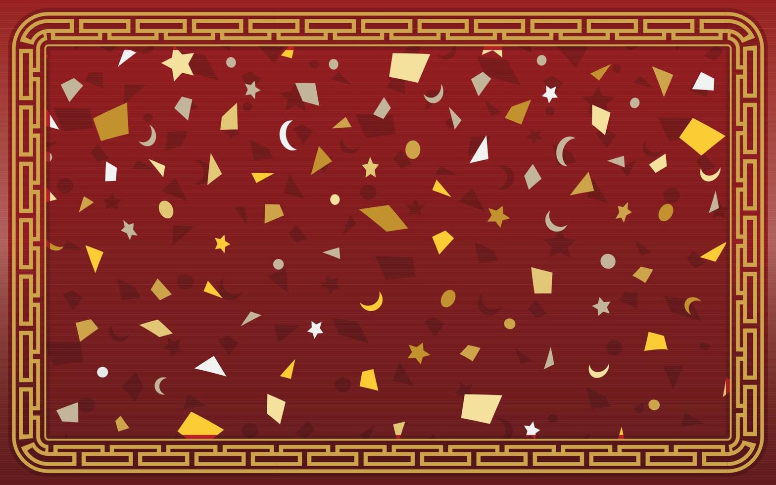 Background illustration for designing online signs or banners for Chinese New Year vector