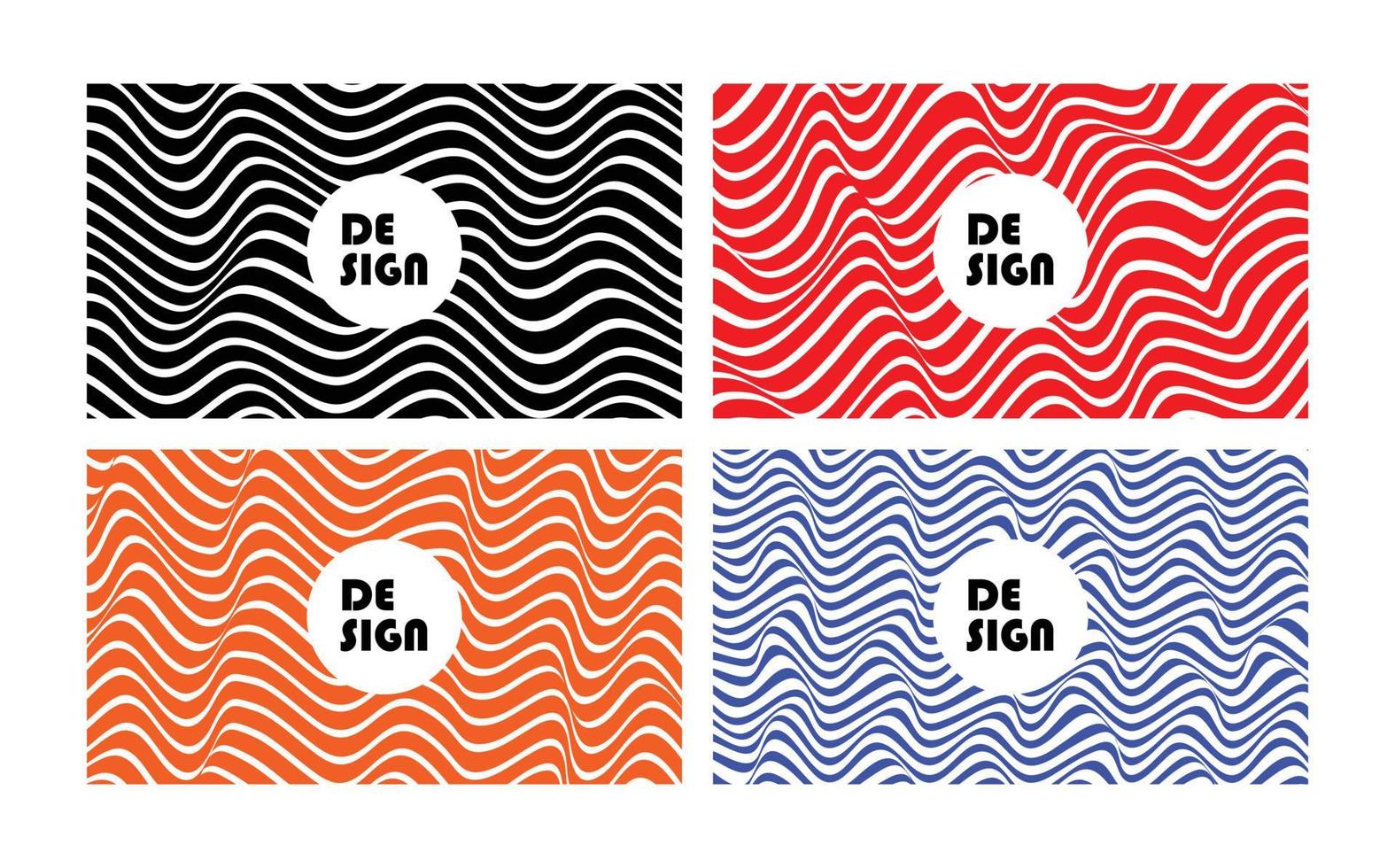 Set of Vector Distort Patterns Banner, Poster, Website, story, Pattern, and Print