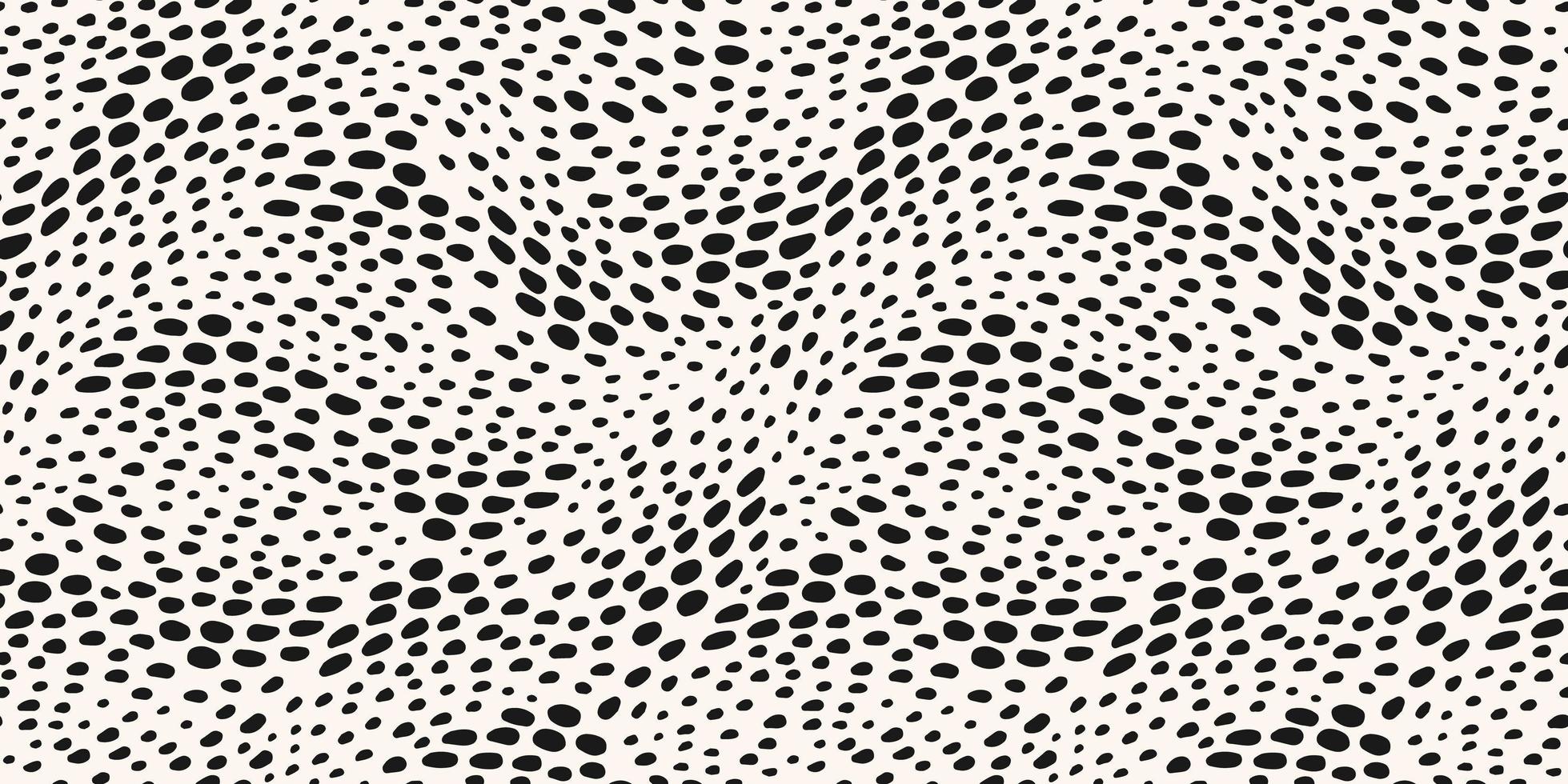 Abstract seamless pattern with dot waves . Modern abstract design vector