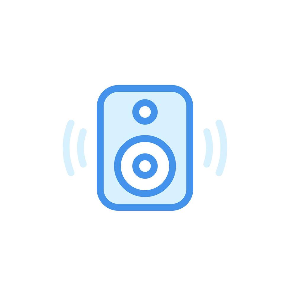 icono de altavoz de audio, símbolo de sonido vector