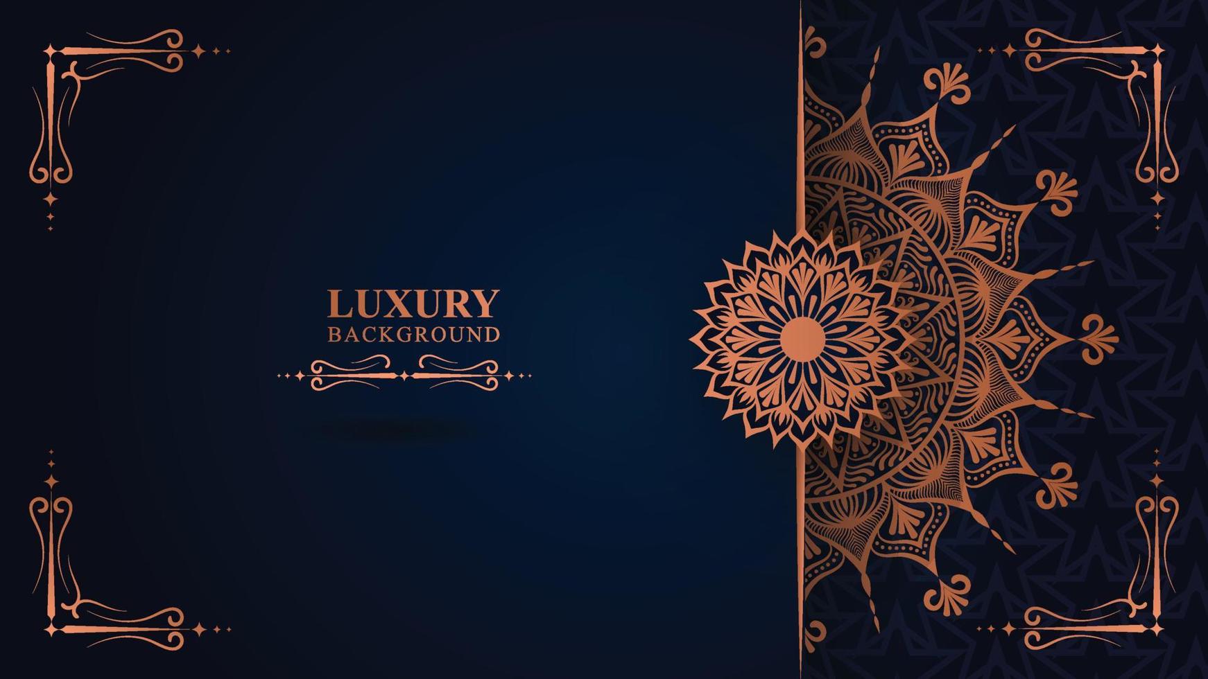 Luxury floral pattern texture and traditional Arabian mandala concept, use for Islamic Ramadan banner design, business card greeting card. vector