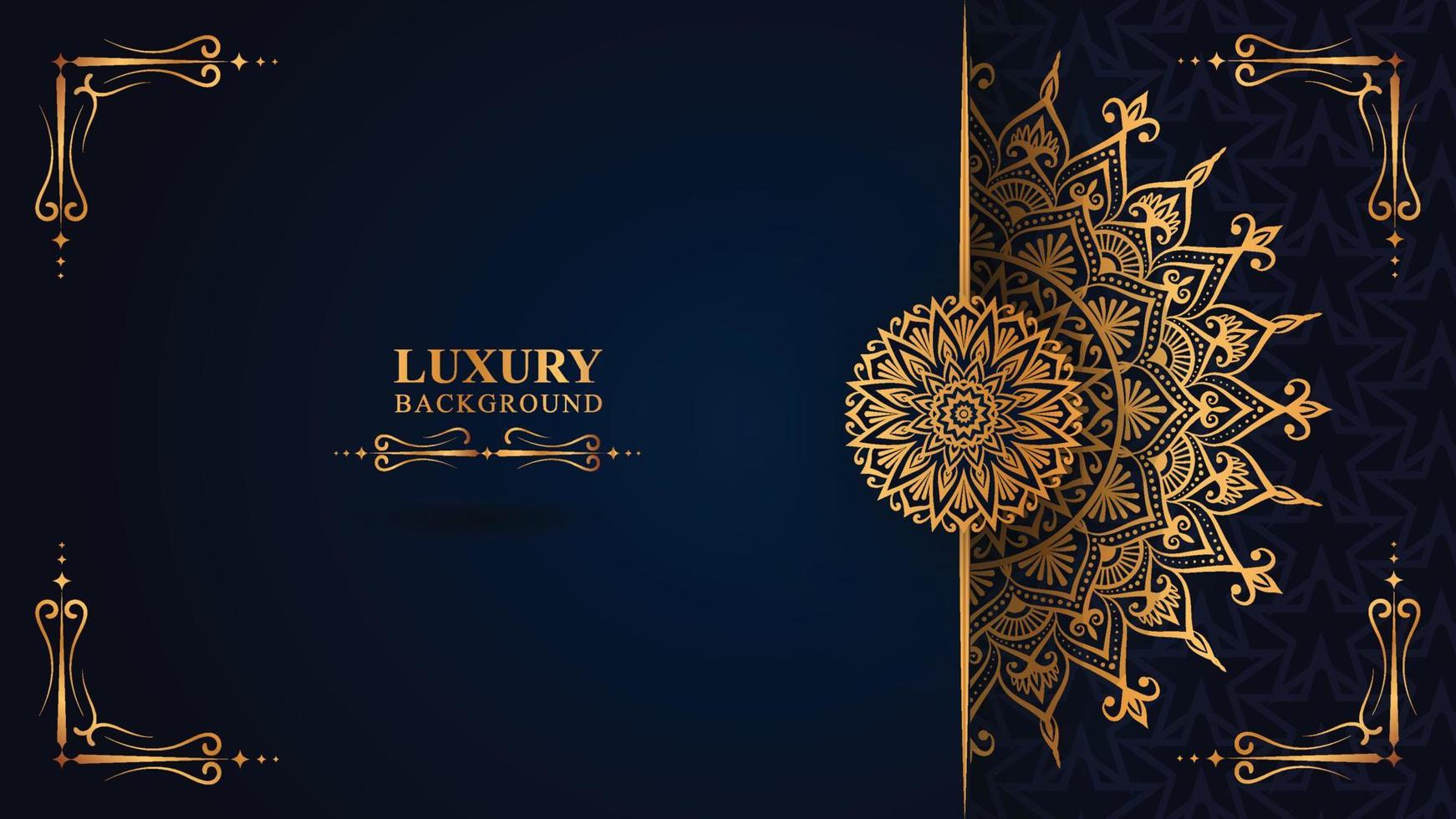 Luxury floral pattern texture and traditional Arabian mandala concept, use for Islamic Ramadan banner design, business card greeting card. vector