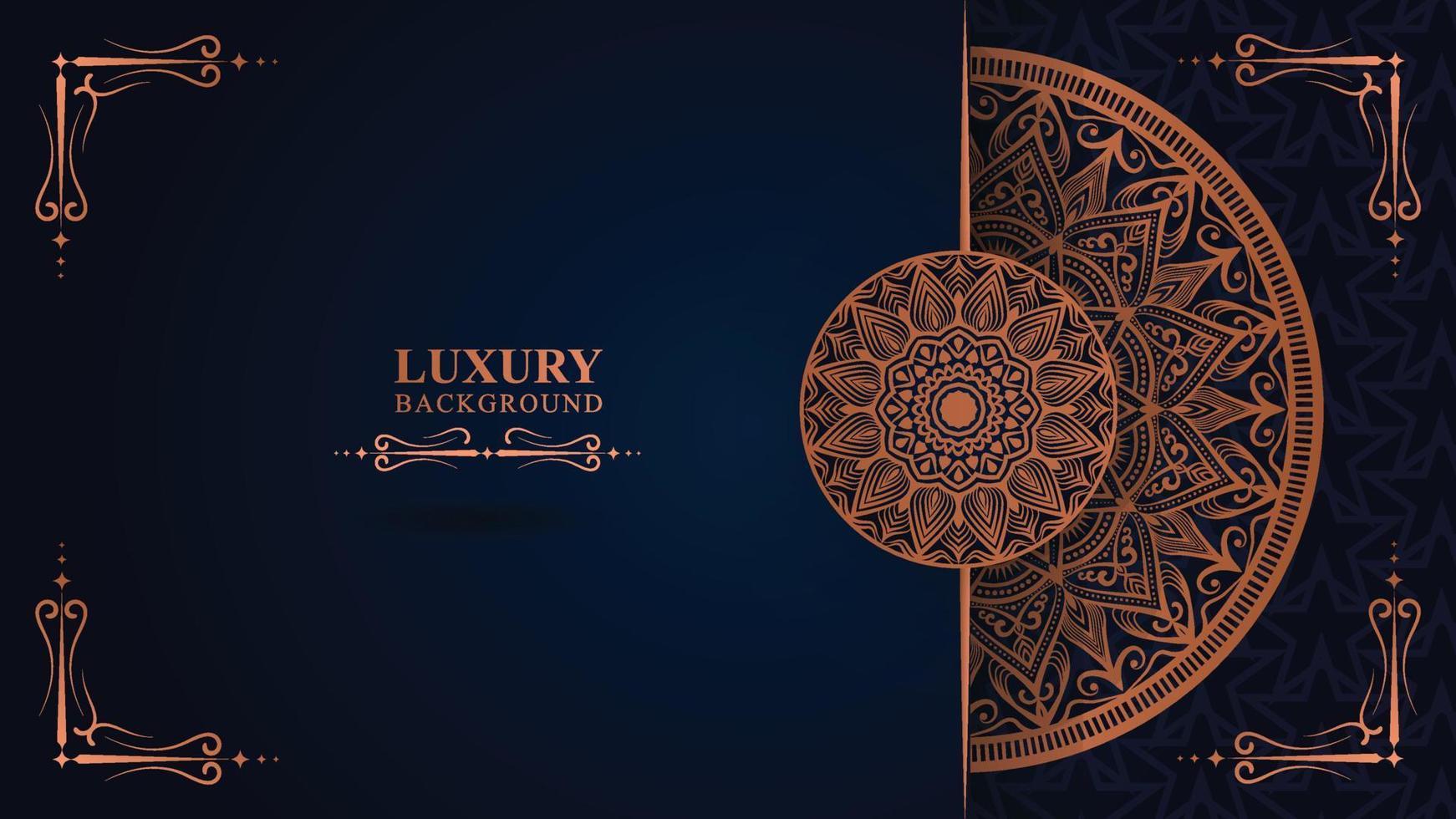 Luxury floral pattern texture and traditional Arabian mandala concept, use for Islamic Ramadan banner design, business card greeting card. vector