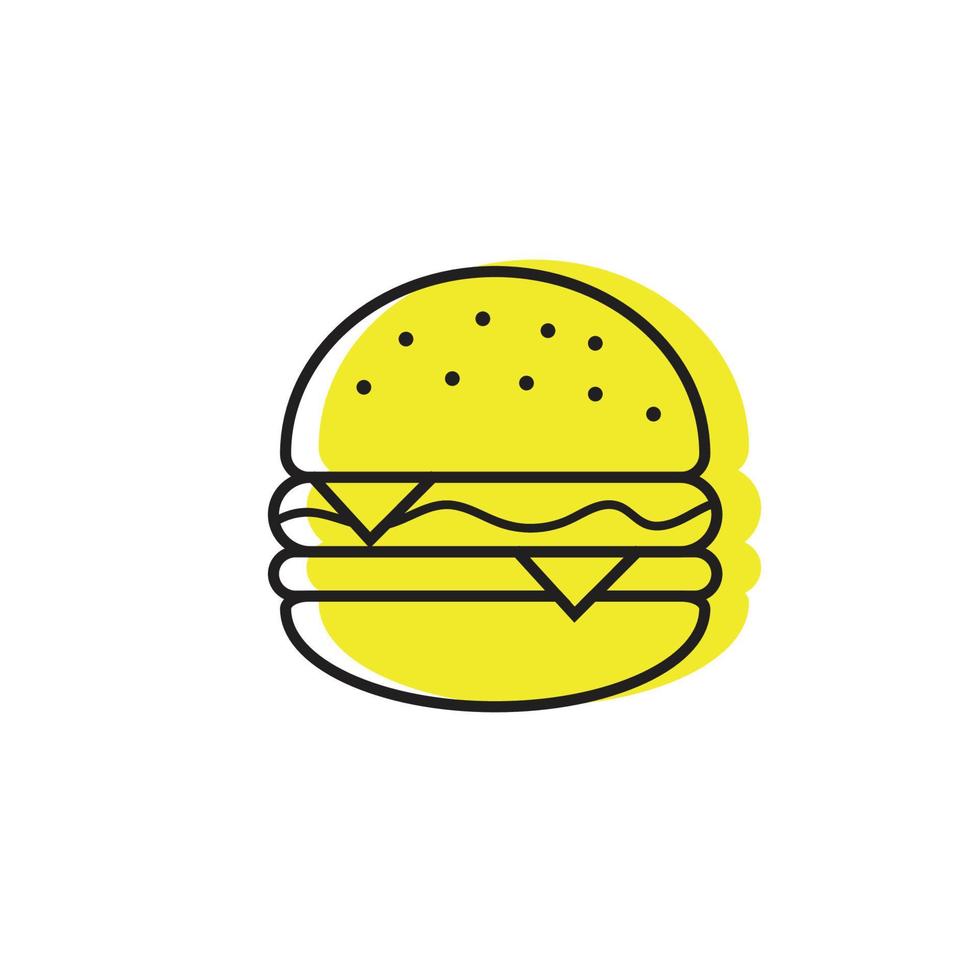 hamburger line icon. islam hamburger line icon vector