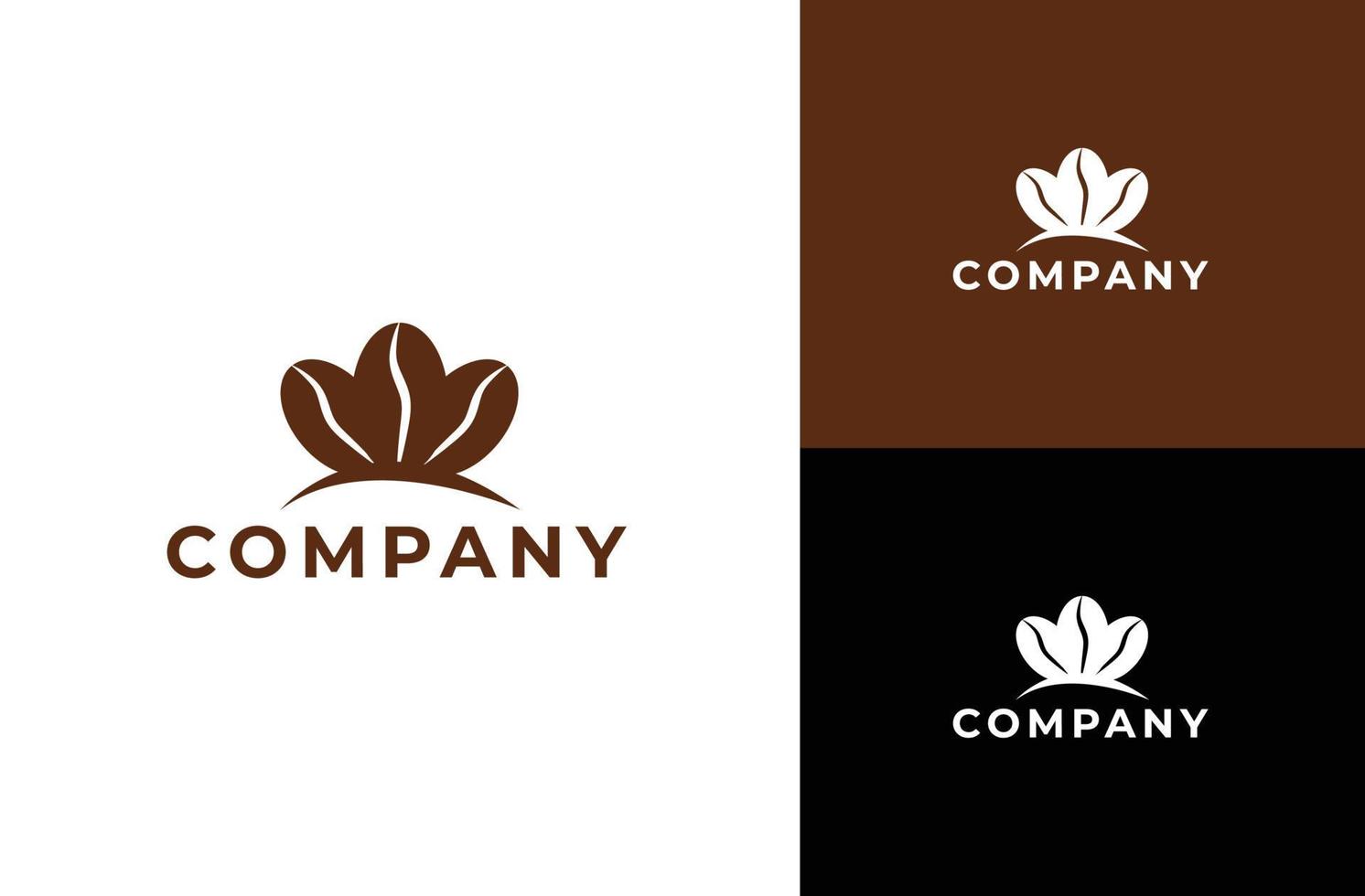 vector coffee beans template vector icon illustration
