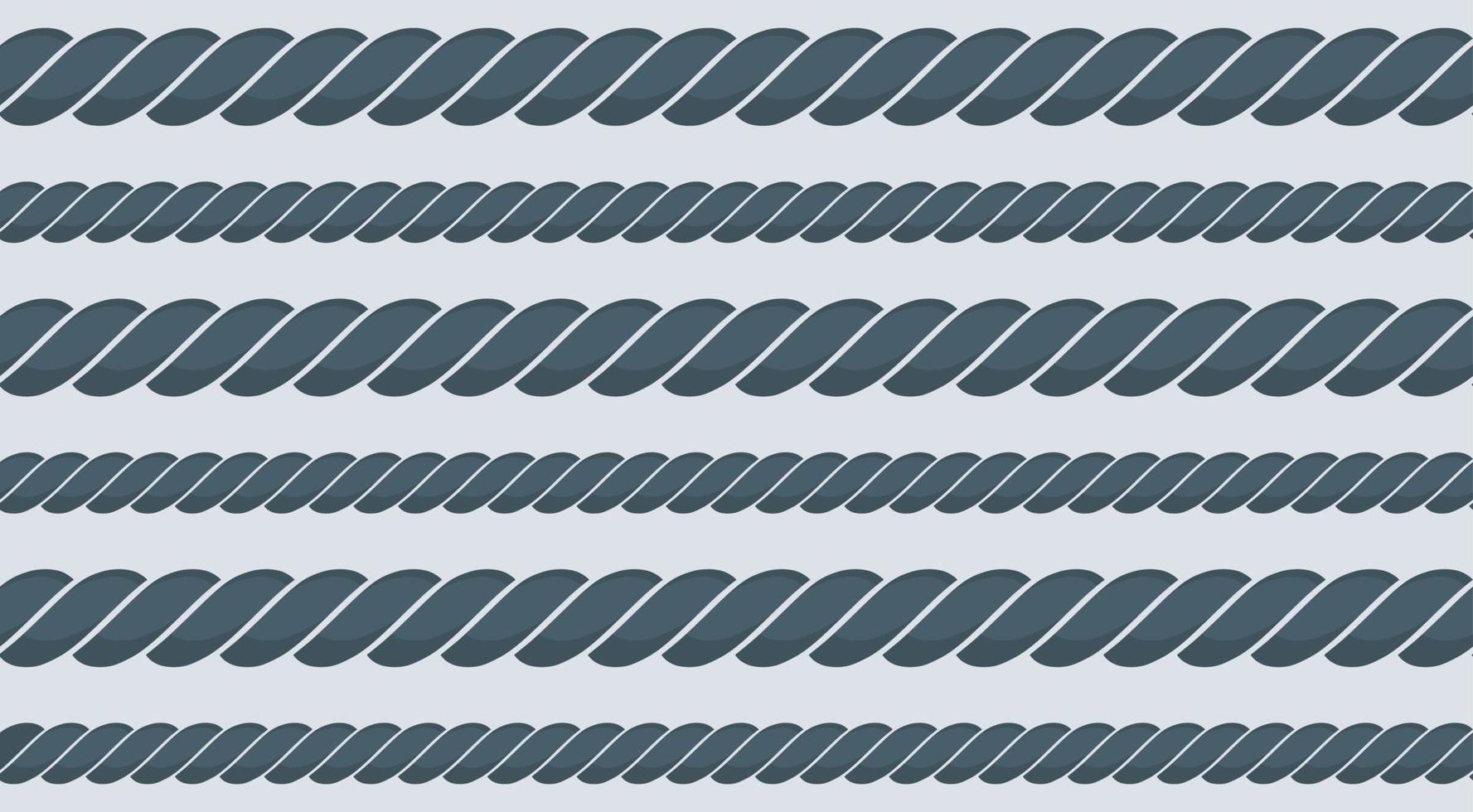 conjunto de líneas de cuerda de vector retorcido.