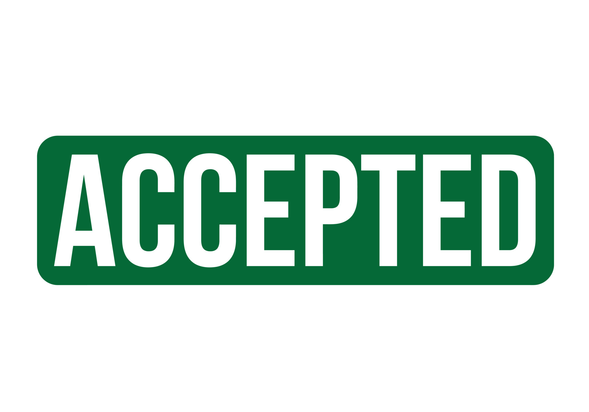 Information is accepted