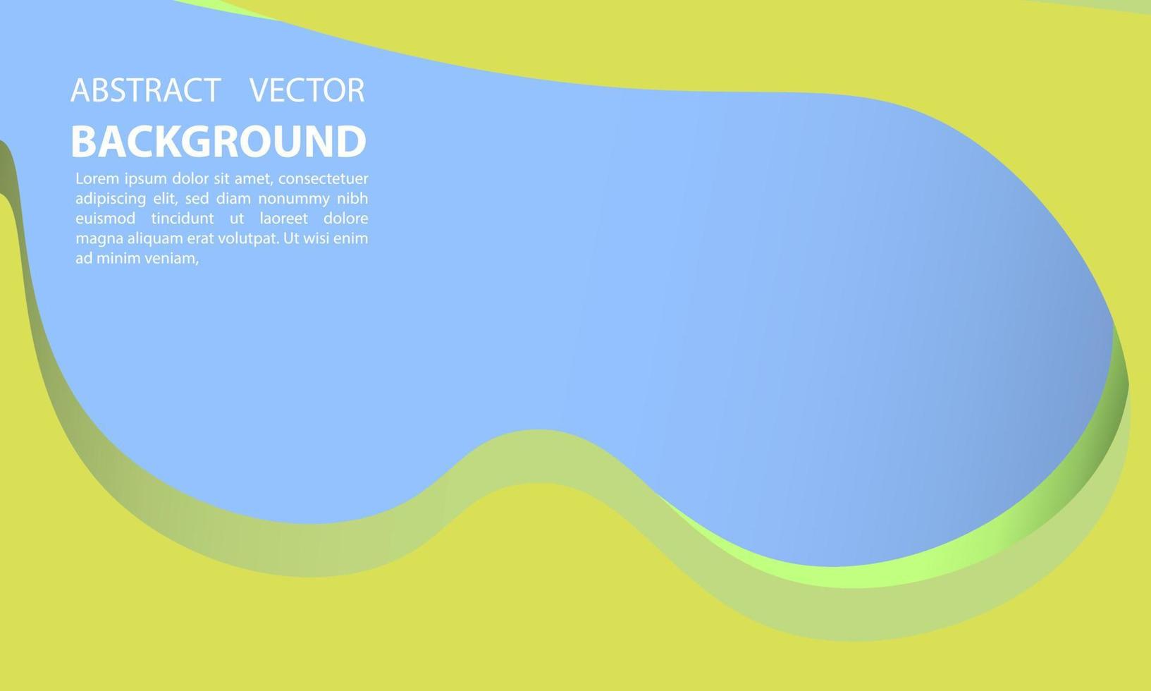 Gradiente de fondo abstracto geométrico de azul cielo y amarillo, para carteles, pancartas y otros, área de espacio de copia de diseño vectorial eps 10 vector